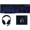 Rebeltec SHERMAN tastiera Mouse incluso Gaming USB QWERTY Inglese Nero