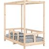 vidaXL Letto per bambini 70x140 cm in legno di pino massiccio