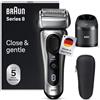 Braun Rasoi Braun Series 8 da uomo con testina di rasatura 4+1, rasoi elettrici