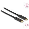 Delock - Cavo USB - 24 pin USB-C (M) zu 24 pin USB-C (M) - DisplayPort 1,2 - 5,0m - Cavo ottico attivo (AOC), unters