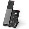 Snom HD351W, telefono IP, nero, ricevitore wireless, da tavolo/da parete, antibatterico, 1,881792 - 1,897344 GHz