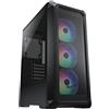 COUGAR Archon 2 Mesh Case PC Midi Tower Nero RGB Vetro Temperato ATX/mATX/Mini-ATX