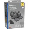 LAMPA Set coprisella universale Lampa Rex grigio jacquard