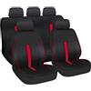 LAMPA SPEED Set di teli copriauto in poliestere nero e com, resistenti al maltempo