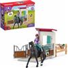 Schleich 42709 - Scatola di cavalli con Lisa e Storm - Horse Club