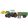 Schleich Farm World 42608 Trattore con rimorchio