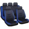 PILOT Set coprisedile pilota deriva nero e blu per auto