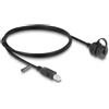 DELOCK Kabel USB 2.0 Typ-B St zu USB 2.0 Typ-B Bu einbau