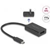 DELOCK Adapter DisplayPort Buchse zu USB Type-C Stecker