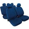 LAMPA Set di lampade coordinato con le coperture Miki blu scuro in microfibra