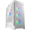 COUGAR DUOFACE PRO RGB, Midi Tower, senza alimentatore, USB/Audio, ATX, 1x USB-C 3.1, 2x USB 3.0, 1x USB 2.0, bianco