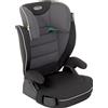 Graco Logico™ L i-Size R 129, seggiolino per bambini da 3,5 a 12 anni circa (da 100 a 150 cm), braccioli regolabili in altezza, coprisedile lavabile, installazione con cintura di sicurezza del veicolo, seggiolino nero, Midnight