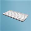 R-Go-Tools R-GO Tools R-Go Tools Tastiera ergonomica R-Go Compact Break, tastiera compatta con software di interruzione, QWERTY (US), Bluetooth, bianco