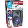 iDance altoparlante per feste iDance Groove216MK2 - senza fili - altoparlante Bluetooth - radio FM - 100 watt - illuminazione da scoprire - con microfono e telecomando