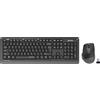 A4 Tech A4tech FGS1035Q, set tastiera e mouse da ufficio senza fili, grigio