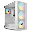 SAVIO Raptor White X1 ARGB Glass/Mesh White Computer Case