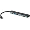 ROLINE USB-C Dock HDMI+ 2xA+1xC 1xTF/SD+1xC PD 4K60 - Digitale/Dati - Digitale/Display/Video (12.02.1122)