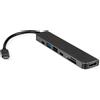 VALUE USB-C Dock HDMI+2x USB A 2.0+3.2G+SD/TF+PD 4K - Digitale/Dati - Digitale/Display/Video (12.99.1136)