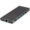 VALUE USB-C Dock HDMI+GbE+3xA+1xC+ 1xTF/SD+1xC PD 1x Audio 4K - Audio/Multimedia - Digitale/Dati - Digitale/Display/Video