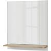 VICCO Specchio contenitore bagno Vicco Marelle Bianco/Artisan 60 x 67 cm con ripiano, Model 40828