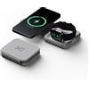 Xtorm Caricabatterie da viaggio wireless pieghevole 2in1 Grigio Nuovo