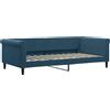 vidaXL Letto da giorno blu 100x200 cm in velluto