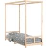 vidaXL Letto per bambini 80x200 cm in legno di pino massiccio