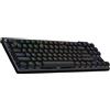 Logitech G PRO X TKL - Tastiera - Retroilluminata - Senza fili - 2,4 GHz, Bluetooth - QWERTY - Tedesco - Tastiera: tattile - Nero (920-012130)