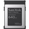 SanDisk PRO-CINEMA - Scheda di memoria flash - 640 GB - CFexpress tipo B