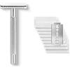 Störtebekker Shaving Accessories Rasoio di sicurezza in acciaio di Solingen - Nobile rasoio a umido prodotto a Solingen con impugnatura ergonomica in acciaio - idea regalo per uomini