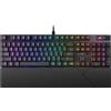 ASUS ROG Strix Scope II RX - Tastiera meccanico-ottica, interruttori ROG RX, impermeabile IP57, tastiera PBT, controlli multifunzione, poggiapolsi, AZERTY