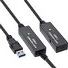 InLine Prolunga attiva InLine® USB 3.2 Gen.1, da spina USB-A a presa USB-C, 15 m