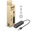 Club 3D CLUB3D USB 3.2 Gen1 Type-A, 3 Ports Hub with Gigabit Ethernet