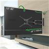 Barkan - Supporto a parete per TV full motion lungo - 13 pollici - 83 pollici/33 cm - 211 cm - 50 kg - Nero