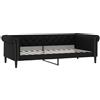 vidaXL Divano letto nero 80x200 cm in ecopelle