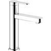KEUCO IXMO Flat Mitigeur monocommandé pour lavabo 130, sans vidage à tirette, saillie 124mm, 59501013101, 59501013101