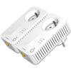 STRONG Set di 2 adattatori Powerline 600 DUO FR/ 600 Mbit/s/ 1x LAN/ bianco