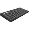 LOGITECH Tastiera Logitech K380s Pebble Keys Stampa pianoforte multidispositivo
