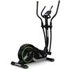 Zipro Crosstrainer Ergometer Wave - Ellittica elettromagnetica con controllo tramite app - 32 livelli di resistenza e programma Watt HRC allenamento a impulsi cardiaci