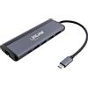 InLine 8-in-1 USB-C Multihub - HDMI - DP - USB 3.2 - PD 3.0 100W - MST (33278B)