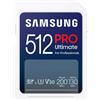 Samsung PRO Ultimate SD Card - Scheda di Memoria 512GB