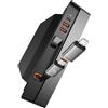 Baseus Docking station, Baseus, ABS/alluminio, hub per auto Tesla, 45 W, nero/grigio