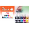 Peach PI100-472 Peach Patrone Canon GI-56 MultiPack Plus rigenerato