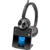 HP Poly Poly Savi 7420 OFFICE - Serie Savi 7400 - Cuffie - On-Ear - DECT / Bluetooth - Senza fili - Nero - per Microsoft Teams