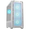 COUGAR MX600, full tower, senza alimentatore, USB/audio, ATX, 1x USB-C Gen 2, 2x USB 3.0, bianco