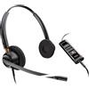 HP Poly EncorePro 525 - Serie EncorePro 500 - Cuffie - On-Ear - Cablate - USB-A - Nero - per Microsoft Teams