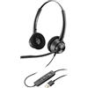 HP Poly EncorePro 320 - Serie EncorePro 300 - Cuffie - On-Ear - Con cavo - USB-C - Nero - per Microsoft Teams