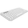 Logitech Pebble Keys 2 K380s QWERTY Layout spagnolo grigio Tastaturen Zubehör Ideale