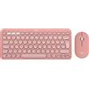 LOGITECH Logitech 920-012241 tastiera Mouse incluso Universale RF Wireless + Bluetooth QWERTY US International Pink