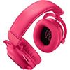 Logitech G 981-001275 cuffie/ auricolari Wireless Head-band Gaming Bluetooth Rosa